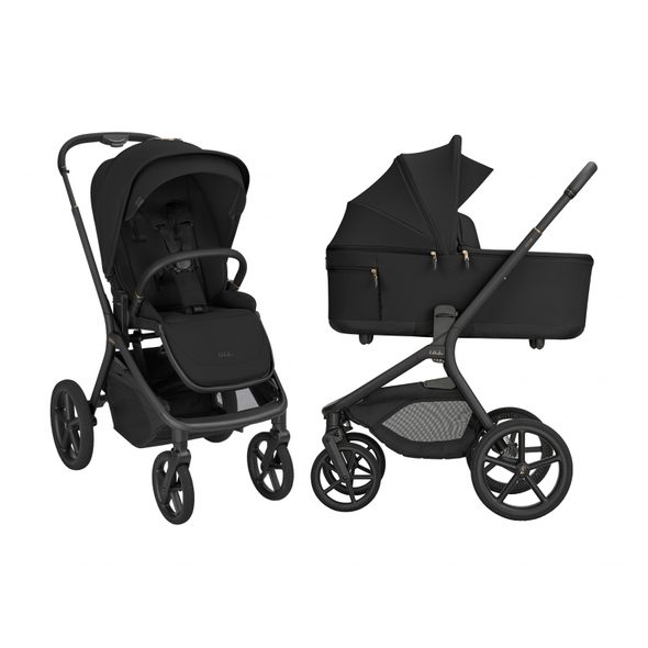 KIKKABOO KOČÁREK 2V1 GOYA PLATINUM BLACK - DVOJKOMBINACE - KOČÁRKY A PŘÍSLUŠENSTVÍ