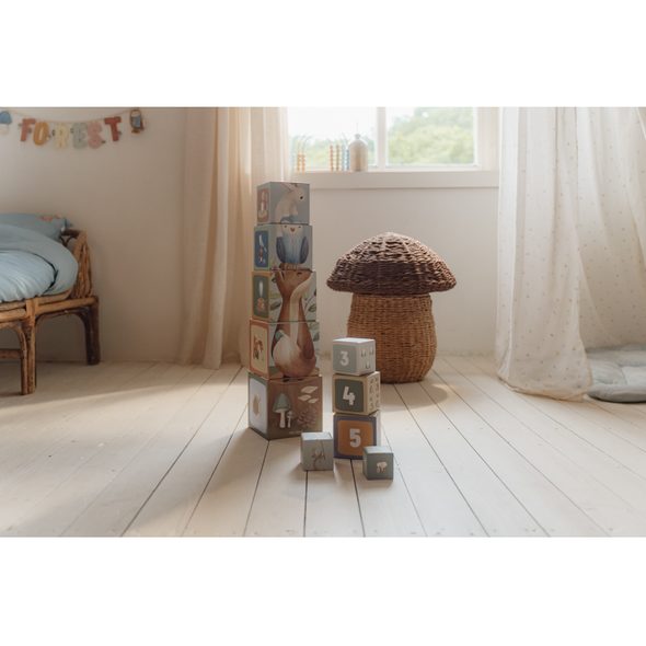 LITTLE DUTCH KOSTKY KOMÍN FOREST FRIENDS - KOSTKY - PRO DĚTI