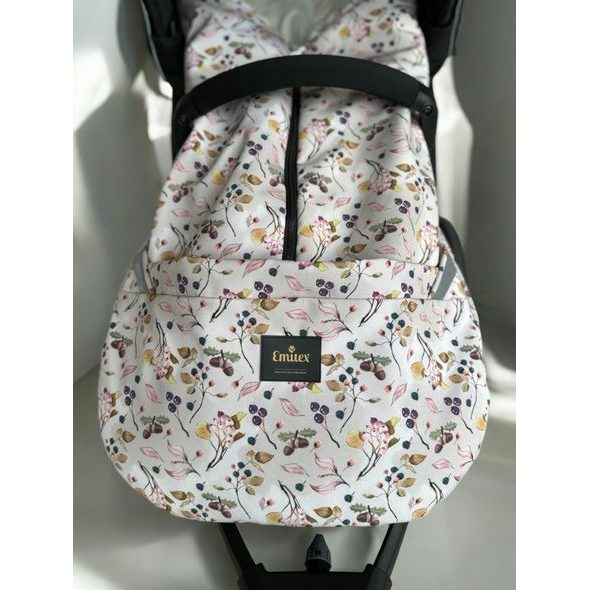 EMITEX FUSAK 2V1 COCOON SOFTSHELL AUTUMN BERRIES - FUSAKY DO KOČÁRKU - KOČÁRKY A PŘÍSLUŠENSTVÍ