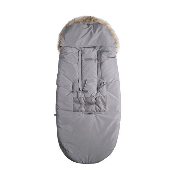 BEZTROSKA FUSAK S KOŽEŠINOU 100CM, GRAY (6-24M)/M - FUSAKY DO KOČÁRKU - KOČÁRKY A PŘÍSLUŠENSTVÍ