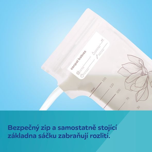 CANPOL BABIES SÁČKY K UCHOVÁVÁNÍ ODSÁTÉHO MLÉKA 20KS - USKLADNĚNÍ MATEŘSKÉHO MLÉKA - KRMENÍ