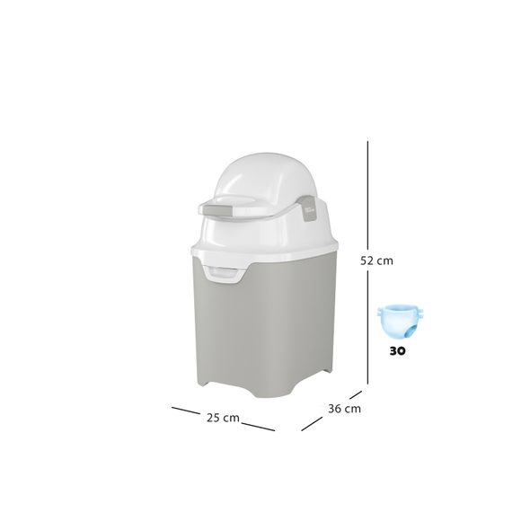 DIAPERCHAMP KOŠ NA PLENY ONE CLAY SAND - KOŠE NA PLENY A NÁPLNĚ - PŘEBALOVÁNÍ