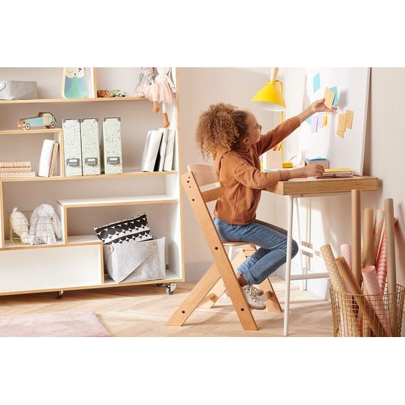 KINDERKRAFT ENOCK WOODEN - JÍDELNÍ ŽIDLIČKY DŘEVĚNÉ - KRMENÍ