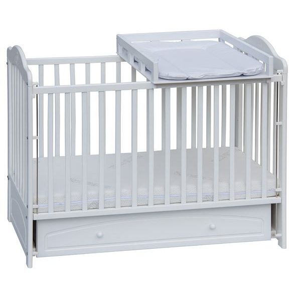 SCARLETT PŘEBALOVACÍ PULT OGY NA POSTÝLKU BÍLÝ - PŘEBALOVACÍ PODLOŽKY - PŘEBALOVÁNÍ