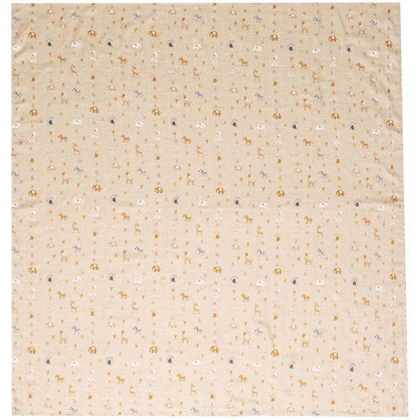 BEBE-JOU MUŠELÍNOVÁ PLENKA 110X110CM STEPPE - ZAVINOVACÍ PLENY / OSUŠKY VELKÉ - PŘEBALOVÁNÍ