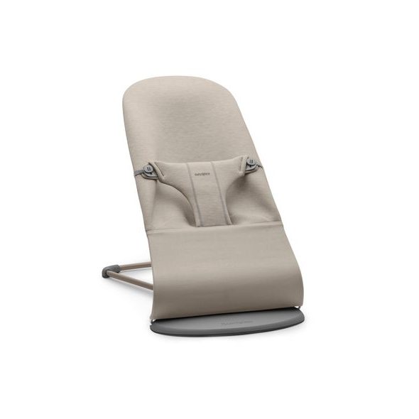 BABYBJORN BABYBJORN LEHÁTKO BLISS SAND GREY 3D JERSEY - LEHÁTKA A HOUPADLA - SPINKÁNÍ