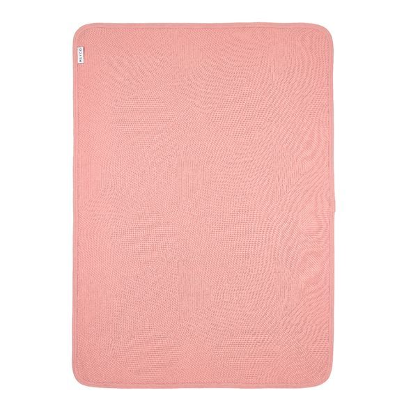 MEYCO ŽAKÁROVÁ FLANEL DEKA PURE - ROSE - DĚTSKÉ DEKY PRO MIMINKA - SPINKÁNÍ