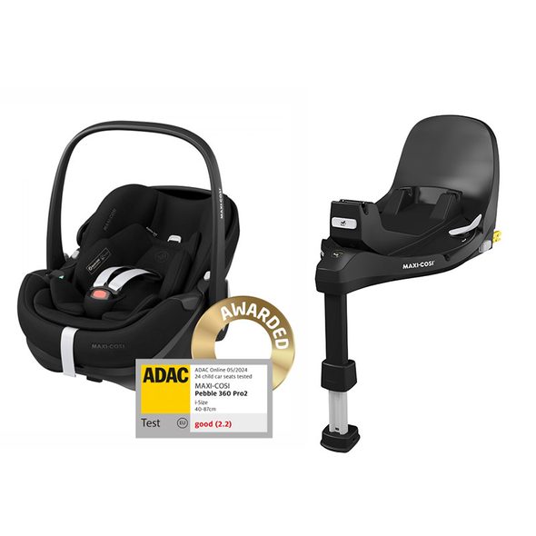 MAXI-COSI PEBBLE 360 PRO 2 AUTOSEDAČKA TWILLIC BLACK + ZÁKLADNA FAMILYFIX 360 PRO - AUTOSEDAČKY 0-13KG - AUTOSEDAČKY A PŘÍSLUŠENSTVÍ