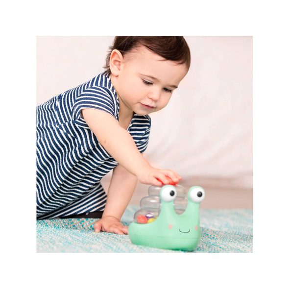 B-TOYS SVÍTICÍ ŠNEK S KULIČKAMI - AKTIVNÍ HRAČKY - PRO DĚTI