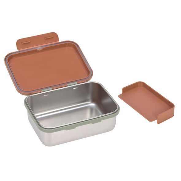 LÄSSIG LUNCHBOX STAINLESS STEEL HAPPY PRINTS CARAMEL - KRABIČKY NA SVAČINU - KRMENÍ