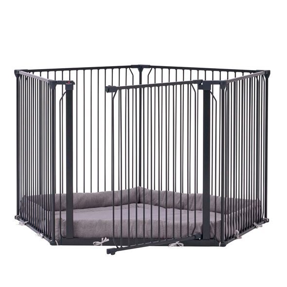 BABY DAN UNIVERZÁLNÍ OHRÁDKA BABYDAN CARL PENTAGON PLAYPEN, ČERNÁ - OHRÁDKY - KOUPÁNÍ A ZDRAVÍ