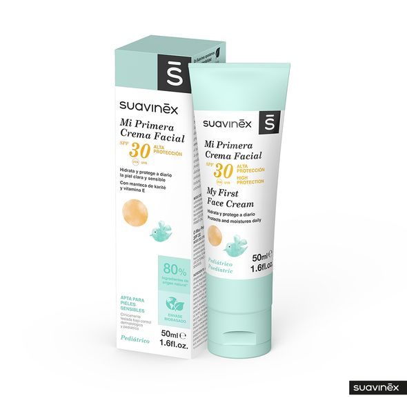 SUAVINÉX KRÉM SPF30 NA OBLIČEJ 50ML - OCHRANA PROTI SLUNCI - KOUPÁNÍ A ZDRAVÍ