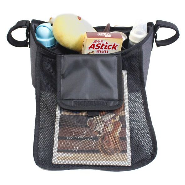 BABY DAN A/S UNIVERZÁLNÍ ORGANIZÉR, LUX GREY - ORGANIZÉRY A KOŠÍKY - KOČÁRKY A PŘÍSLUŠENSTVÍ