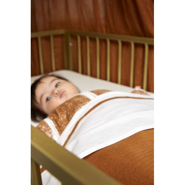 MEYCO DEKA KNIT BASIC - CAMEL - DĚTSKÉ DEKY PRO MIMINKA - SPINKÁNÍ