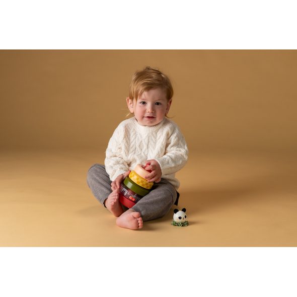 TAF TOYS PYRAMIDA PANDA - STOHOVACÍ HRAČKY - PRO DĚTI