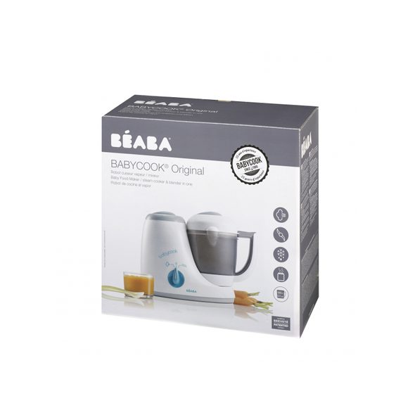 BEABA PARNÍ VAŘIČ + MIXÉR BABYCOOK ŠEDÝ - KUCHYŇSKÉ PŘÍSTROJE - KRMENÍ