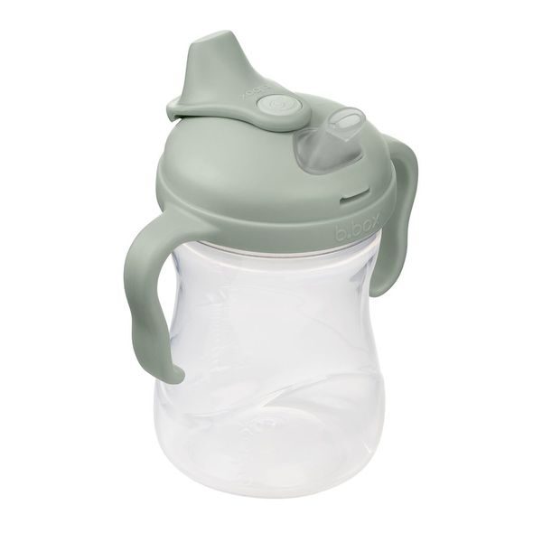 B.BOX UNIVERZÁLNÍ SADA NA PITÍ 3V1, 240 ML - ZELENÁ - DĚTSKÉ HRNEČKY - KRMENÍ