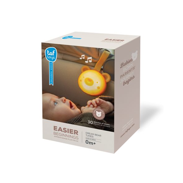 TAF TOYS HUDEBNÍ MEDVÍDEK SE SVĚTLEM DREAM BEAR - NOČNÍ SVĚTLA - SPINKÁNÍ