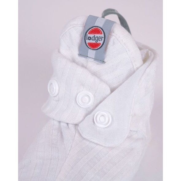 LODGER SLIPPER SEERSUCKER CLOUD DANCER 3 - 6 MĚSÍCŮ - BOTIČKY - PRO DĚTI