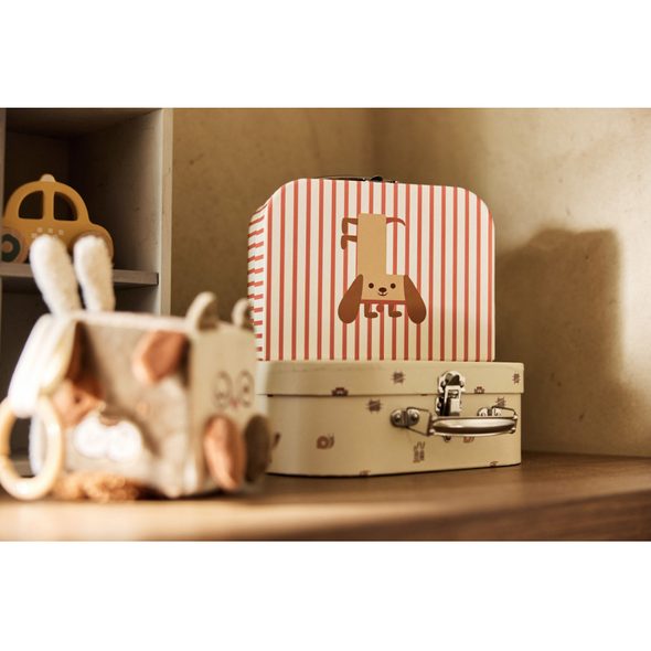 JOLLEIN SADA KUFŘÍKŮ 2 KS ANIMAL FRIENDS - BOXY NA HRAČKY - SPINKÁNÍ