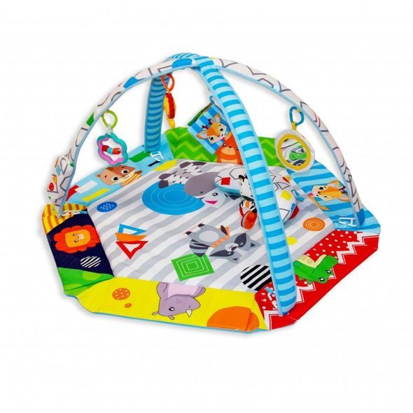 BO JUNGLE HRACÍ DEKA TROPICAL DISCOVERY MUSIC & LIGHT & BALLS - HRACÍ DEKY - PRO DĚTI