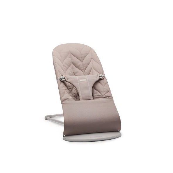 BABYBJORN BABYBJORN LEHÁTKO BLISS SAND GREY WOVEN PETAL, SV.ŠEDÁ KONSTRUKCE - LEHÁTKA A HOUPADLA - SPINKÁNÍ