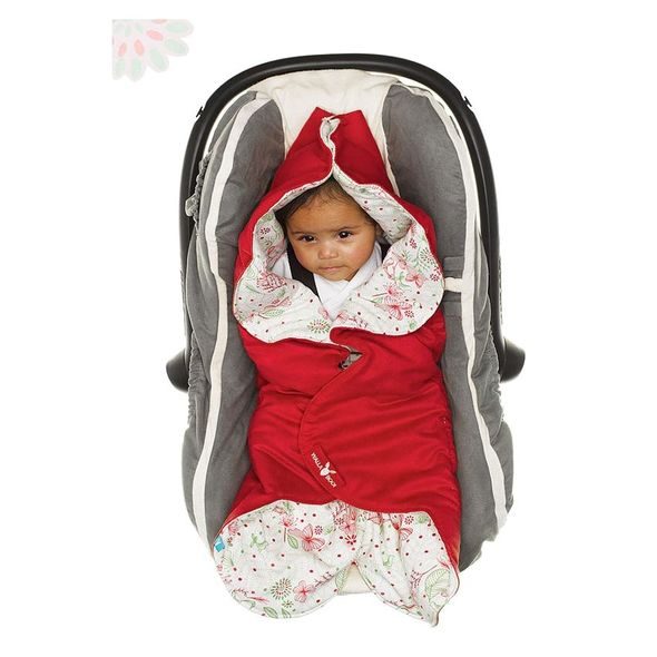 WALLABOO BABY BLANKET LEAF  - ELEGANT PRINT  - ZAVINOVAČKY - SPINKÁNÍ