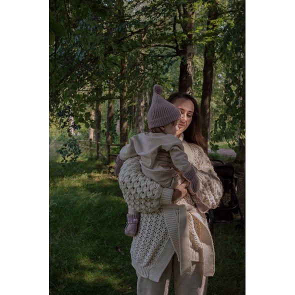 LODGER ČEPICE MERINO ROSE 6 - 12 MĚSÍCŮ - ČEPIČKY A KLOBOUČKY - PRO DĚTI