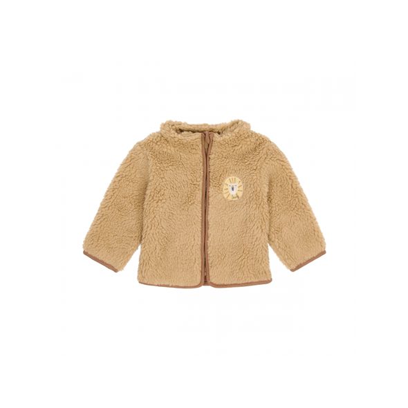 LITTLE DUTCH KABÁTEK TEDDY WARM TAUPE VEL. 74 - KABÁTKY, MIKINKY - PRO DĚTI