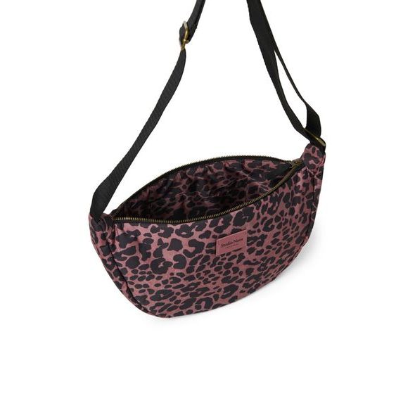 STUDIO NOOS PUFFY ADULT FANNY KABELKA RED LEOPARD - ORGANIZÉRY A KOŠÍKY - KOČÁRKY A PŘÍSLUŠENSTVÍ