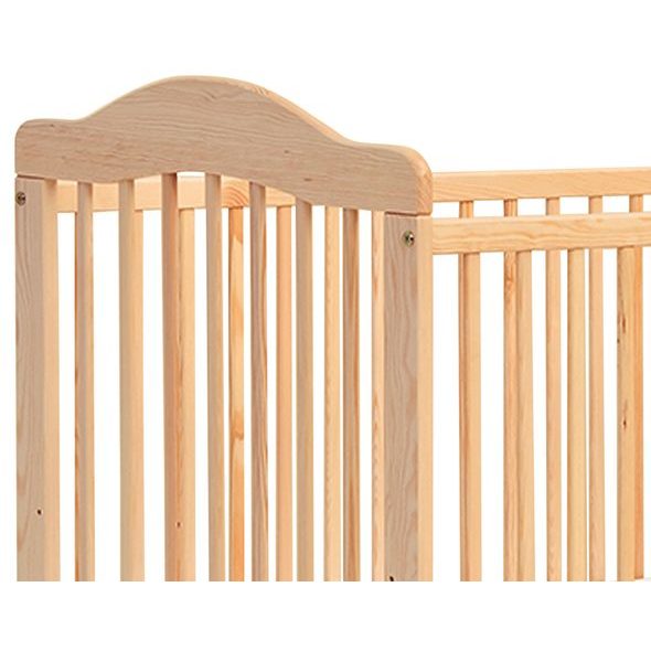 SCARLETT DĚTSKÁ POSTÝLKA S VYNDAVACÍMI PŘÍČKAMI ALEK (BOROVICE) PŘÍRODNÍ 120X60CM - DŘEVĚNÉ POSTÝLKY - SPINKÁNÍ