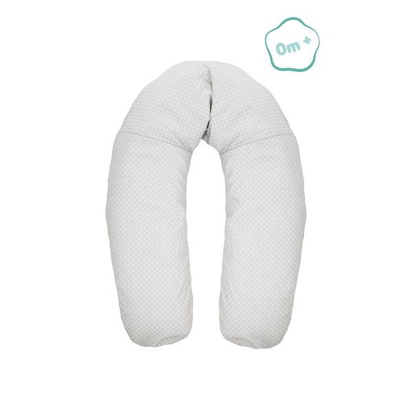 FILLIKID KOJÍCÍ POLŠTÁŘ DOTS GREY 190 CM - KOJÍCÍ POLŠTÁŘE - KRMENÍ