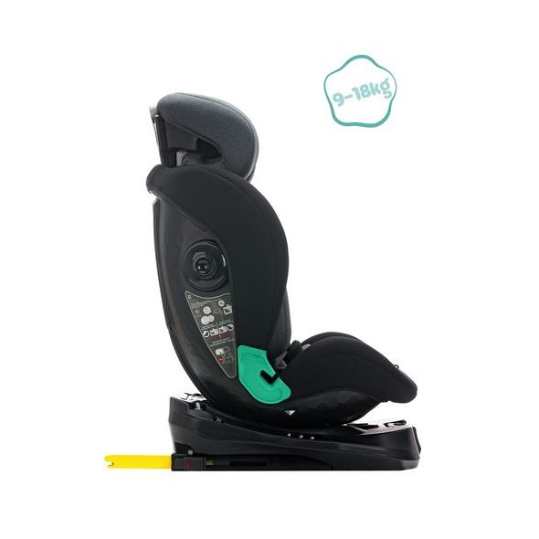 LUCA 360° BLACK-GREY - AUTOSEDAČKY 9-25KG - AUTOSEDAČKY A PŘÍSLUŠENSTVÍ