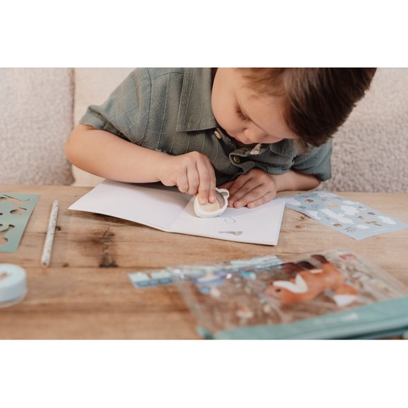 LITTLE DUTCH VÝTVARNÁ SADA FOREST FRIENDS - VÝTVARNÉ POMŮCKY A HRAČKY - PRO DĚTI