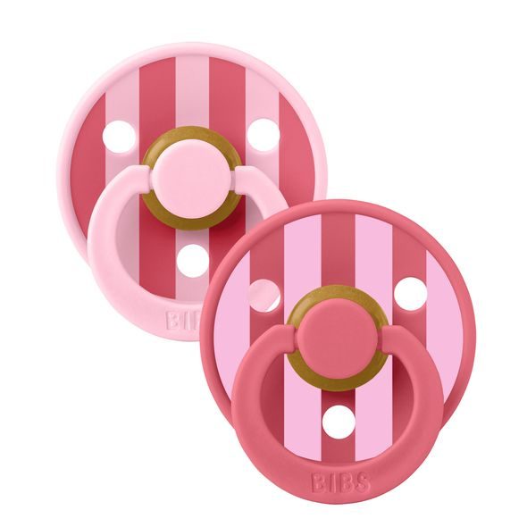 BIBS STUDIO COLOUR BLOCK CUMLÍKY Z PRÍRODNÉHO KAUČUKU 2KS - VEĽKOSŤ 2 - ŠIDÍTKA A DOPLŇKY - KRMENÍ