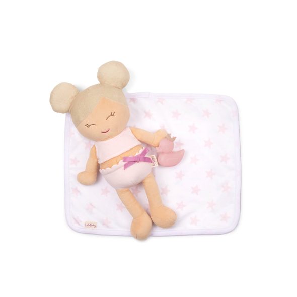 B-TOYS PANENKA PLYŠOVÁ DO VANY LULLA BABY BLONDE HAIR - HRAČKY DO VANY - PRO DĚTI