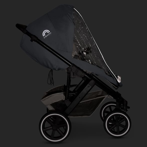 ABC DESIGN PLÁŠTĚNKA 4 SEASONS PRAM GREY - PLÁŠTĚNKY - KOČÁRKY A PŘÍSLUŠENSTVÍ