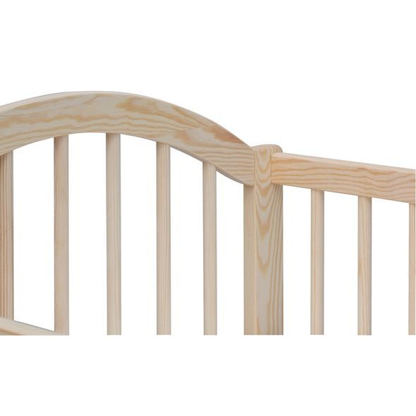 SCARLETT DĚTSKÁ POSTÝLKA SE STAHOVACÍM BOKEM ALENKA ECO (BOROVICE) PŘÍRODNÍ 120X60CM - DŘEVĚNÉ POSTÝLKY - SPINKÁNÍ