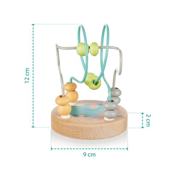 ZOPA DŘEVĚNÁ AKTIVITY HRAČKA - MOTORICKÉ A HRY - PRO DĚTI