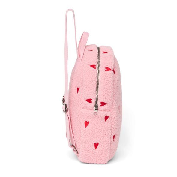 STUDIO NOOS TEDDY MINI BACKPACK - BATŮŽEK | LIGHT PINK HEARTS - BATOHY A TAŠKY - PRO DĚTI