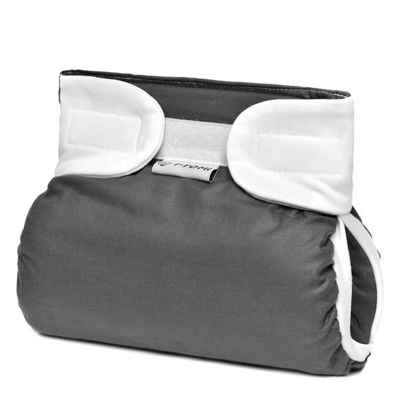 T-TOMI ORTOPEDICKÉ ABDUKČNÍ KALHOTKY - SUCHÝ ZIP GREY (3-6KG) - PLENKOVÉ KALHOTKY - PŘEBALOVÁNÍ