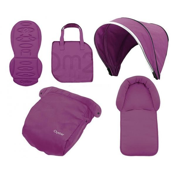 BABYSTYLE OYSTER 2/ MAX TEXTILNÍ SET 2016, GRAPE - BAREVNÉ SETY K PODVOZKU - KOČÁRKY A PŘÍSLUŠENSTVÍ