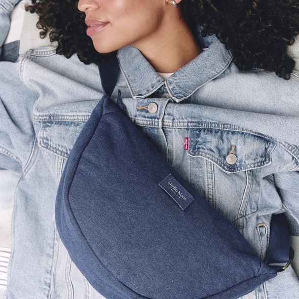 STUDIO NOOS DENIM ADULT FANNY KABELKA | DARK BLUE - DOPLŇKY - PRO MAMINKY