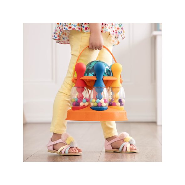 B-TOYS BOWLING SADA SE SVÍTÍCÍ KOULÍ - AKTIVNÍ HRAČKY - PRO DĚTI