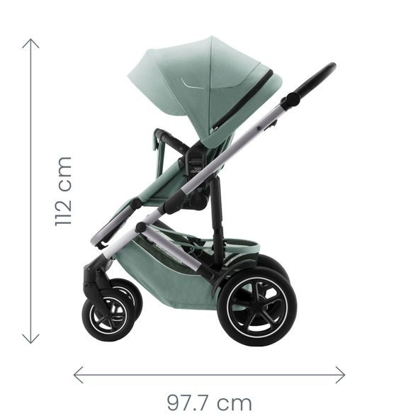 BRITAX RÖMER SET SMILE 5Z + HLUBOKÁ KORBA 2025 - DVOJKOMBINACE - KOČÁRKY A PŘÍSLUŠENSTVÍ