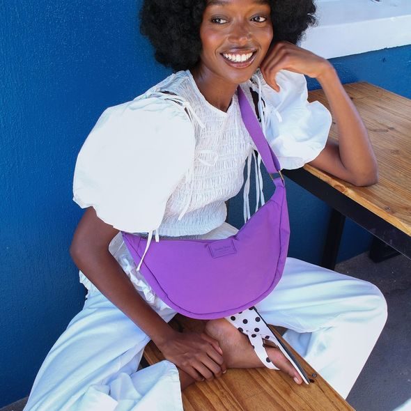 STUDIO NOOS PUFFY FANNY PACK KABELKA TEXTURED PURPLE - DOPLŇKY - PRO MAMINKY