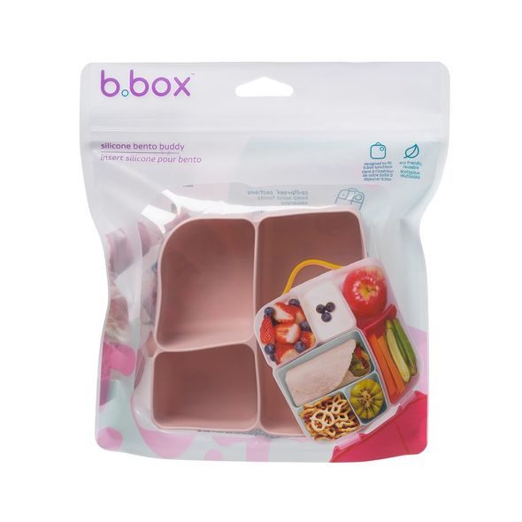 B.BOX SILIKONOVÝ ORGANIZÉR DO VELKÉHO BOXU - RŮŽOVÝ - USKLADNĚNÍ JÍDLA - KRMENÍ