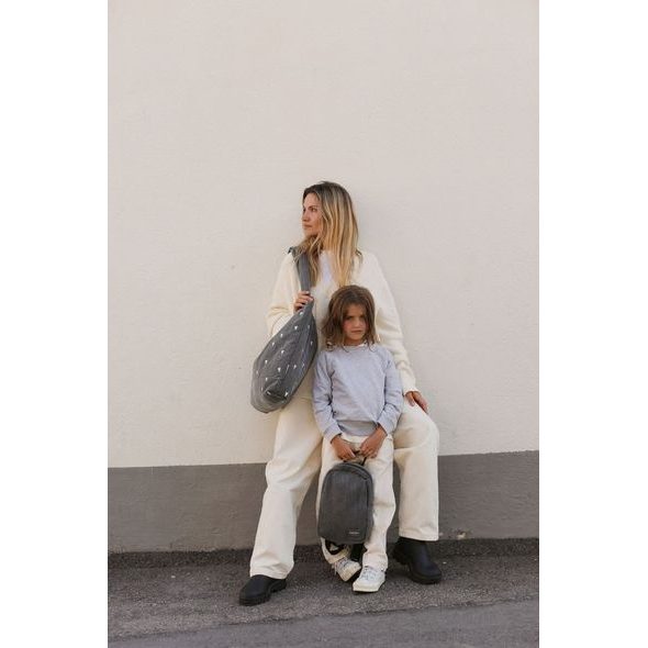 STUDIO NOOS DENIM MINI BACKPACK BATŮŽEK GREY - ORGANIZÉRY A KOŠÍKY - KOČÁRKY A PŘÍSLUŠENSTVÍ