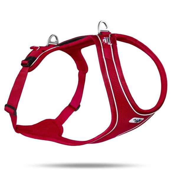 CURLI POSTROJ PRO PSY BELKA COMFORT RED M, 20-30 KG - POSTROJE PRO PSY DLE VELIKOSTI - CHOVATELSKÉ POTŘEBY MALVÍKZOO