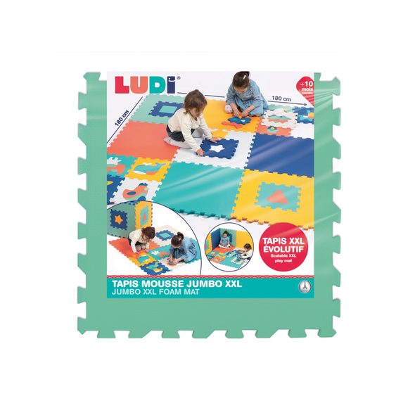 LUDI PUZZLE PĚNOVÉ 180X180CM JUMBO XXL - PUZZLE - PRO DĚTI